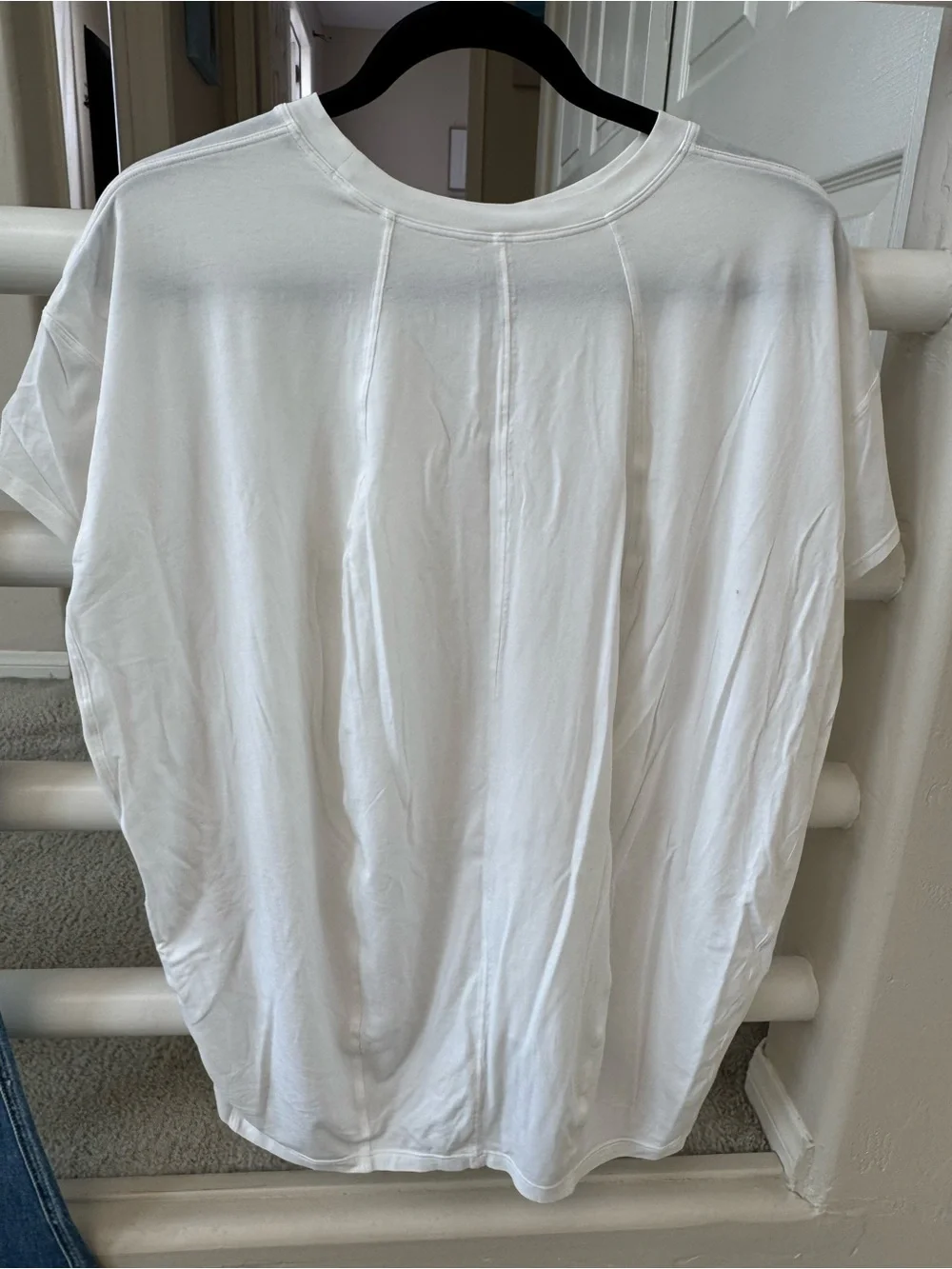 lululemon athletica White Short-Sleeve Seam Detail Tee